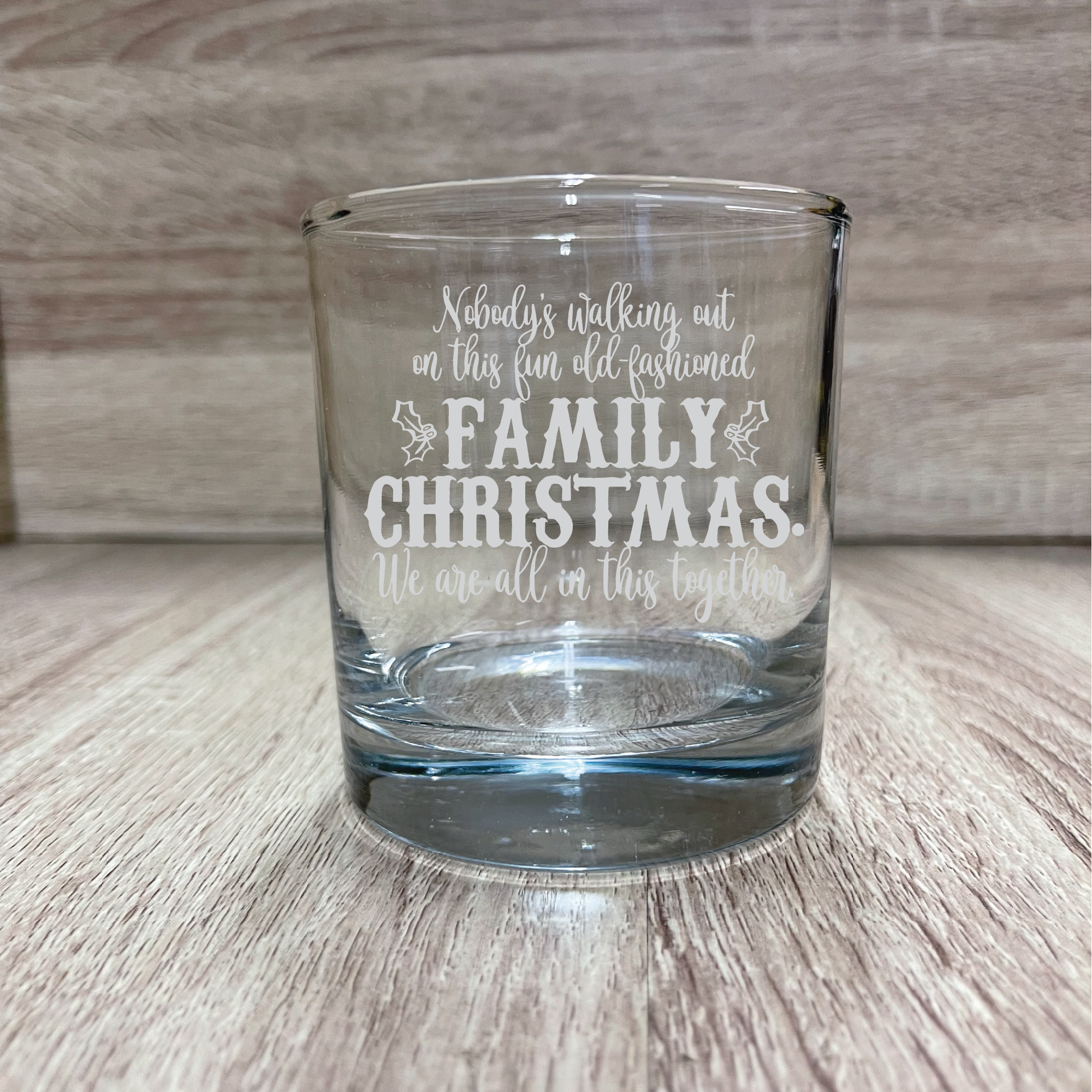 Funny PERSONALIZED Family Christmas Vacation Whiskey Wine Pint